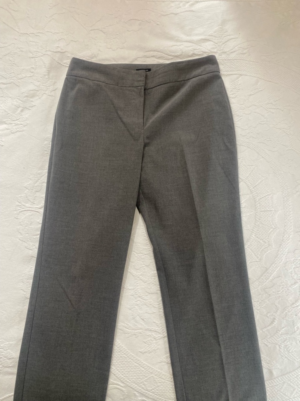 Ann Taylor Gray Curvy Dress Pants